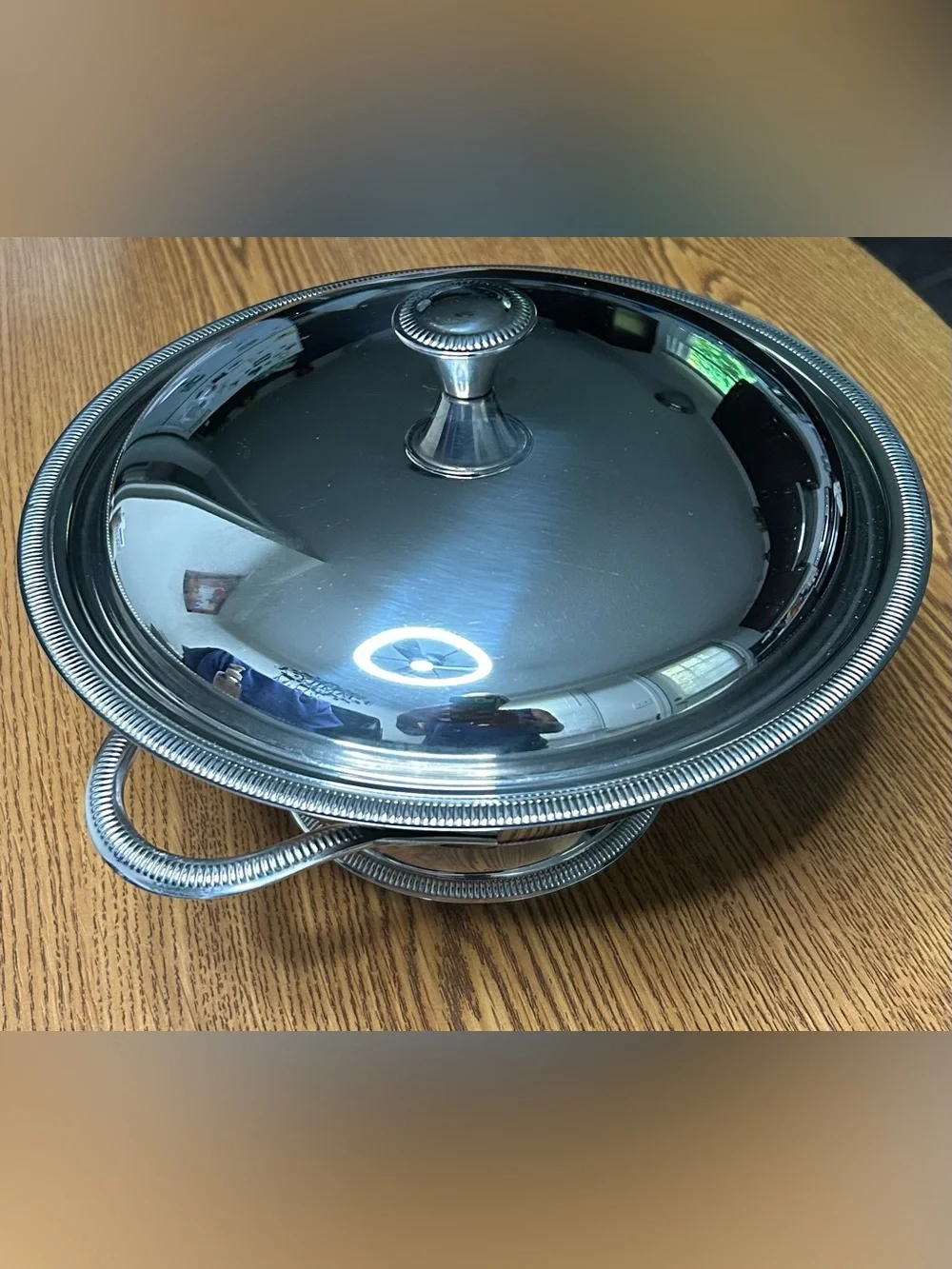 Meridional Brazil signed Stainless Steel Cover Casserole Dish